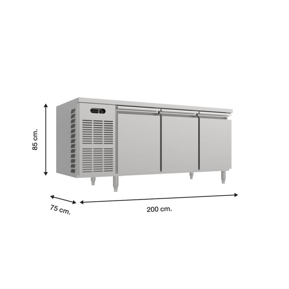 ตู้แช่สเตนเลส SIAM INTERCOOL รุ่น : UC2000C-SS201 ทรงนอน
